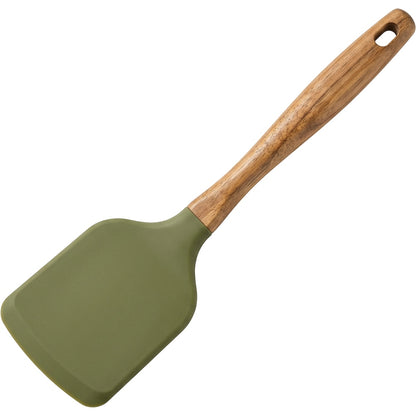 Heoub Wood-Handle Silicone Solid Turner 32 cm Olive - Product view